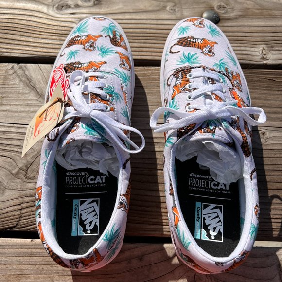Size 13 Mens - VANS Era ComfyCush x Discovery Project CAT White - Picture 6 of 6